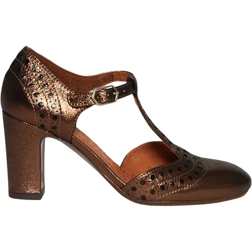 Bronze Leather Ballerina Shoes , female, Sizes: 6 UK, 3 UK, 4 1/2 UK, 7 UK - Chie Mihara - Modalova