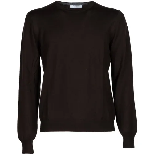 Merinos Moro Wool Sweater , male, Sizes: 3XL, 5XL - Gran Sasso - Modalova