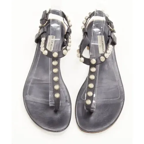 Pre-owned Leder sandals - Balenciaga Vintage - Modalova