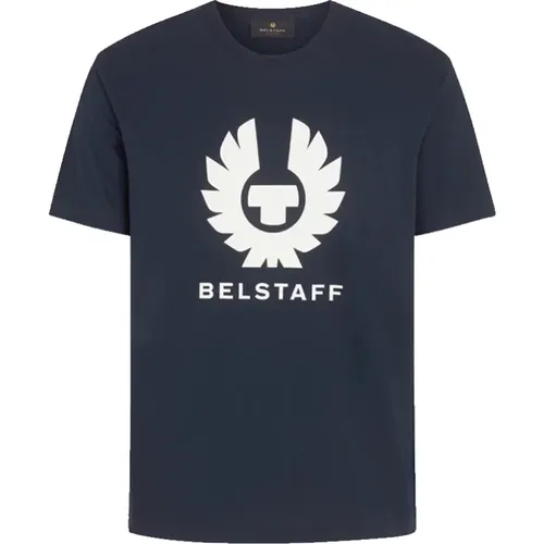 Phoenix T-Shirt in Dunkelblau , Herren, Größe: 2XL - Belstaff - Modalova
