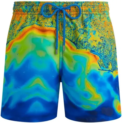 Swim Shorts Bathemetrie Des Oceans , Herren, Größe: L - Vilebrequin - Modalova