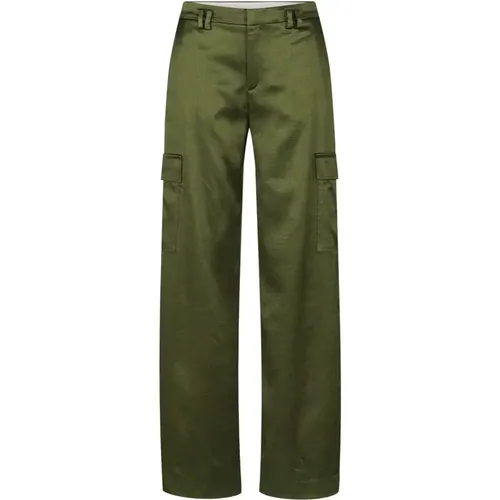 Damen Cargohose aus fließendem Material , Damen, Größe: W27 L32 - drykorn - Modalova