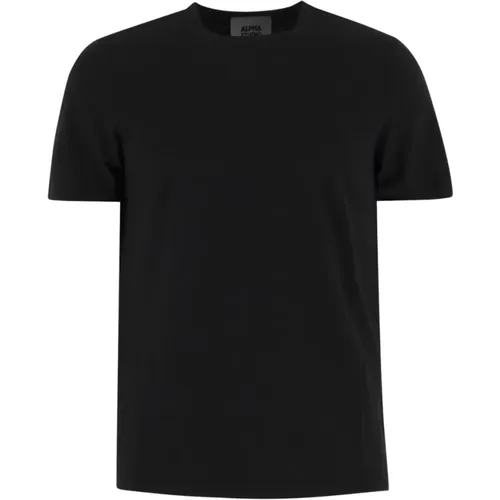 Cotton T-Shirt Girocollo , male, Sizes: M, L, 2XL - Alpha Studio - Modalova