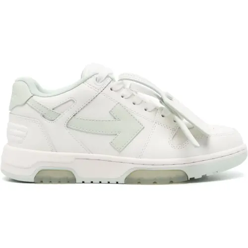 Flache Schnürsneakers Mintgrün Off - Off White - Modalova