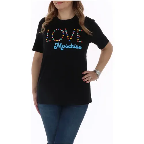 Grafik T-Shirt für Frauen - Love Moschino - Modalova