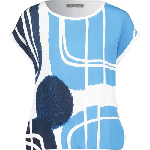 Grafik Print Casual Shirt , Damen, Größe: 2XL - Betty & Co - Modalova