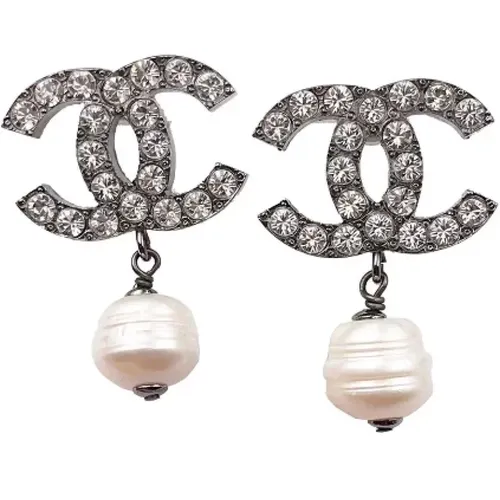 Pre-owned Fabric earrings , female, Sizes: ONE SIZE - Chanel Vintage - Modalova