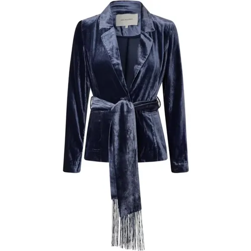 Midnight Velvet Blazer Jacket , Damen, Größe: S - Dea Kudibal - Modalova