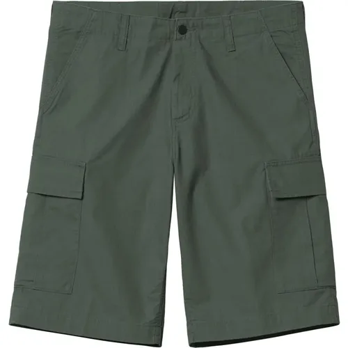 Cargo Shorts mit Reißverschluss und Taschen , Herren, Größe: W31 - Carhartt WIP - Modalova