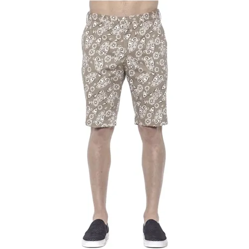 Herren Baumwollshorts mit Reißverschluss , Herren, Größe: XL - PT Torino - Modalova