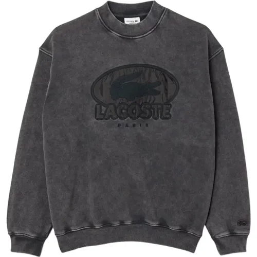 Schwarze Pullover Kollektion , Herren, Größe: S - Lacoste - Modalova