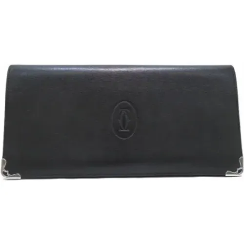 Pre-owned Leather wallets , male, Sizes: ONE SIZE - Cartier Vintage - Modalova