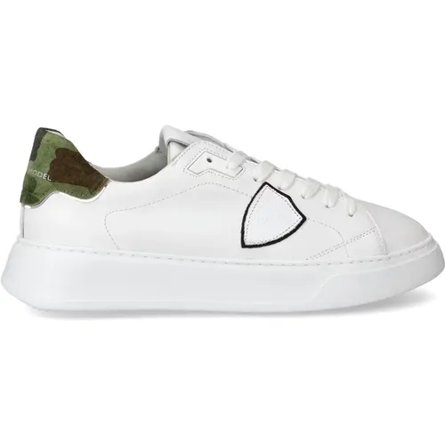 Sneakers Temple Tennis , Herren, Größe: 47 EU - Philippe Model - Modalova