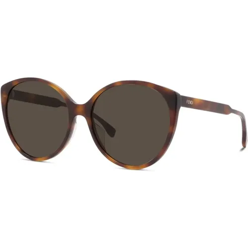 Stilvolle Sonnenbrille für Frauen , Damen, Größe: 59 MM - Fendi - Modalova