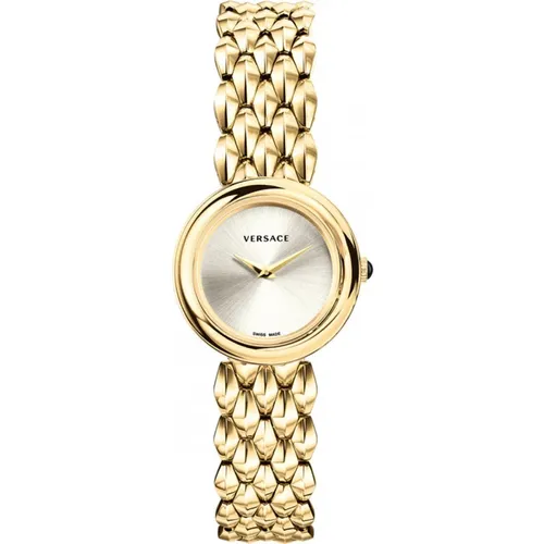 Goldenes Armbanduhr V-Flare Versace - Versace - Modalova