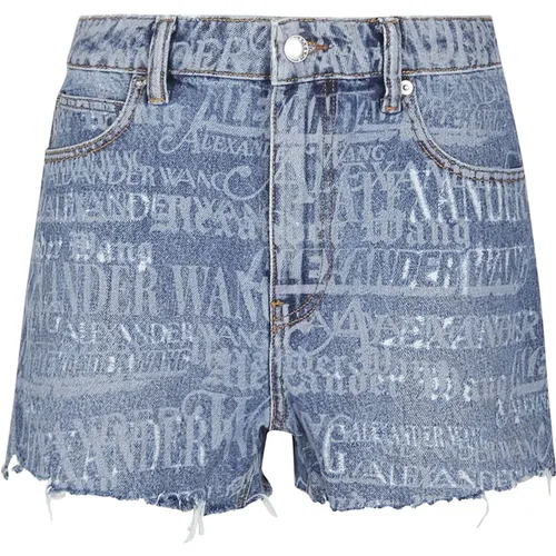 Denim Shorts , Damen, Größe: W25 - alexander wang - Modalova