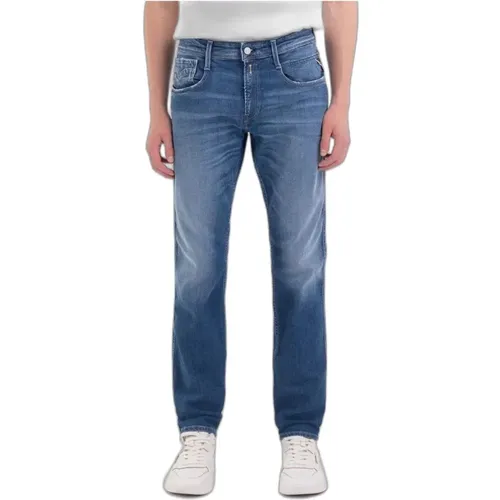 Slim-fit Jeans , Herren, Größe: W38 L34 - Replay - Modalova