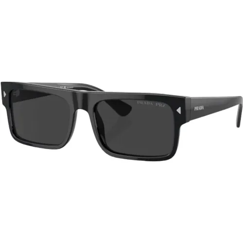 Rectangular Sunglasses , male, Sizes: 57 MM - Prada - Modalova