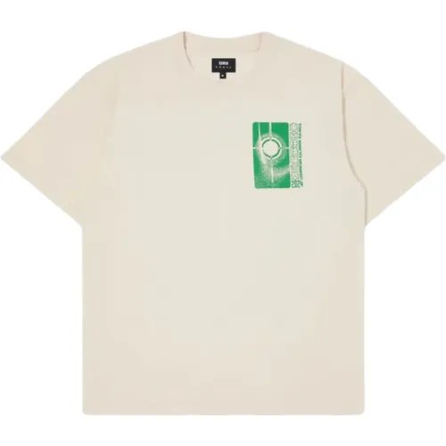 Tokyo Ninkyo Moment T-Shirt Whisper White , male, Sizes: L - Edwin - Modalova