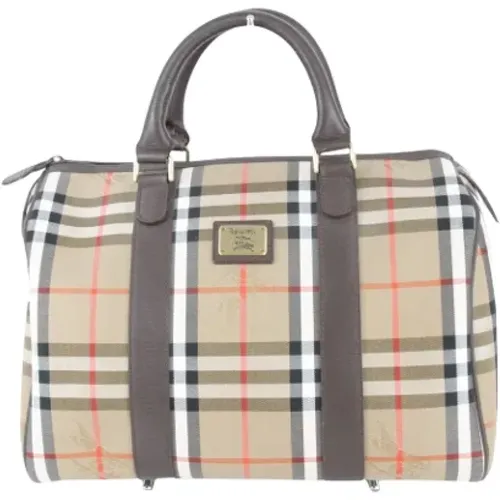 Pre-owned Canvas travel-bags , female, Sizes: ONE SIZE - Burberry Vintage - Modalova