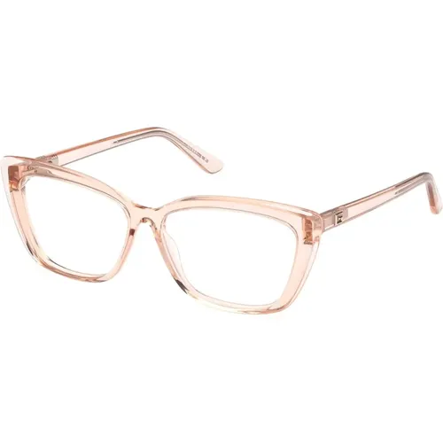 Quadratische Rahmenbrille , Damen, Größe: 55 MM - Guess - Modalova