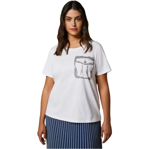 T-Shirts , Damen, Größe: L - Marina Rinaldi - Modalova