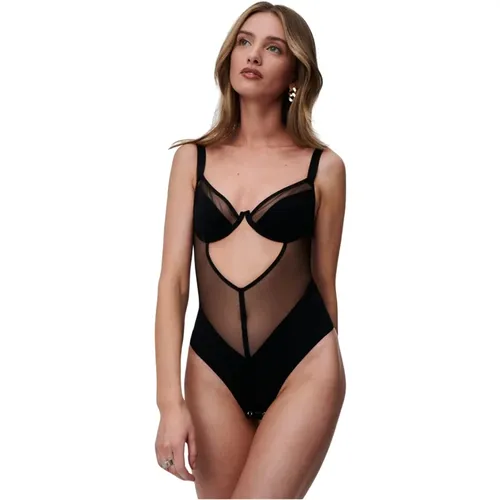 Elegant Cut-Out Bodysuit - Undress Code - Modalova