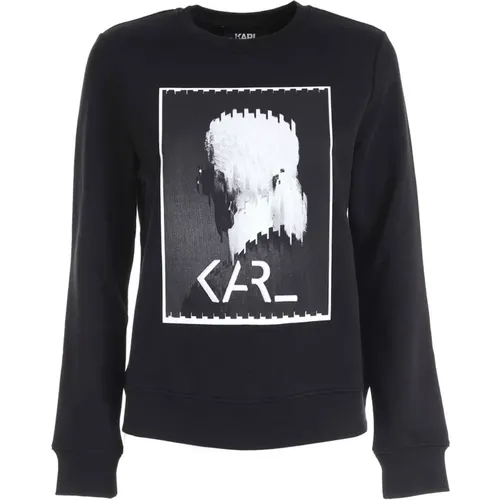 Sweatshirt Hoodies , Damen, Größe: L - Karl Lagerfeld - Modalova