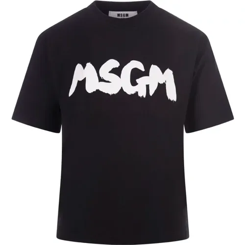 T-Shirts , Damen, Größe: XS - Msgm - Modalova