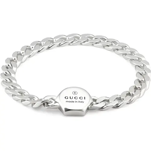 Sterling Silver Bracelet with Charm , female, Sizes: ONE SIZE - Gucci - Modalova
