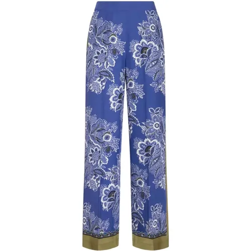 Silk Casual Trousers , female, Sizes: M, L, XS, S - ETRO - Modalova