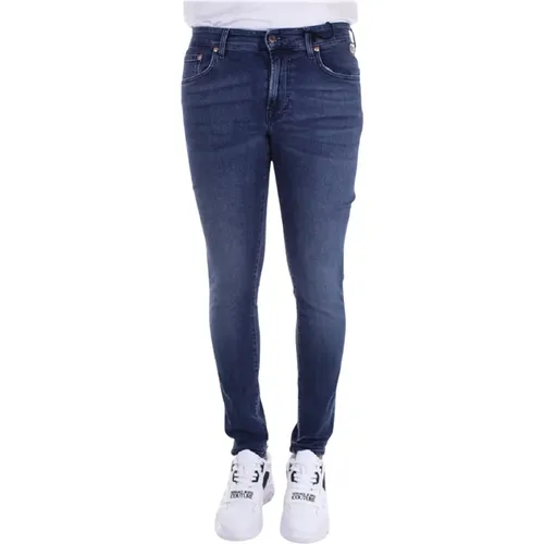 Slim-fit Denim Jeans , male, Sizes: W30 - Roy Roger's - Modalova