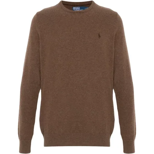 Brauner Sweatshirt Aw24 Herrenmode , Herren, Größe: M - Ralph Lauren - Modalova