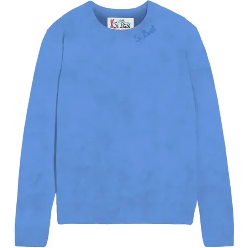 Blaue Pullover für Männer - MC2 Saint Barth - Modalova