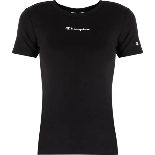 Minimalistische Eleganz T-shirt , Damen, Größe: L - Champion - Modalova