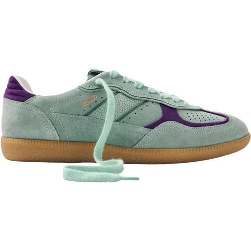 Blaue Ledersneakers , Damen, Größe: 35 EU - ALOHAS - Modalova