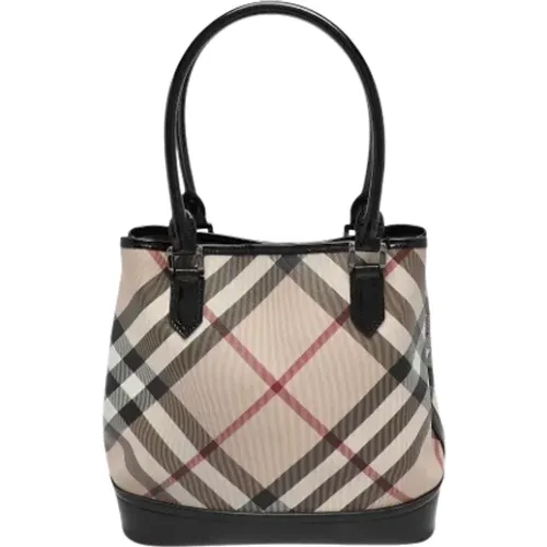 Pre-owned Leather totes , female, Sizes: ONE SIZE - Burberry Vintage - Modalova