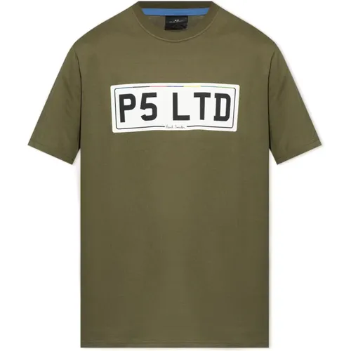 T-Shirt mit Druck , Herren, Größe: L - PS By Paul Smith - Modalova