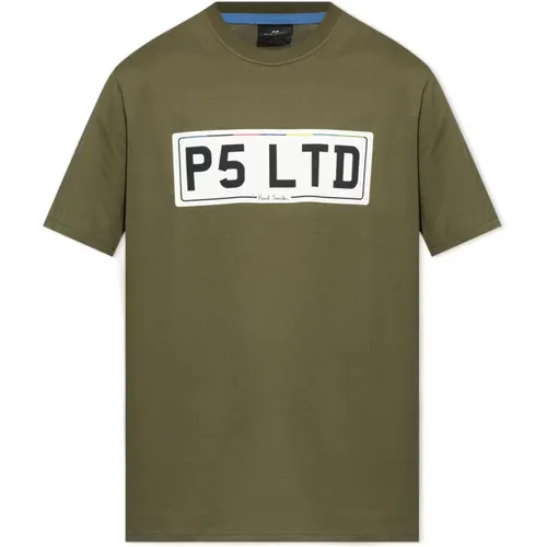 T-Shirt mit Druck , Herren, Größe: S - PS By Paul Smith - Modalova