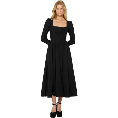 Midi-Kleid Sydelle schwarz , Damen, Größe: M - Bizuu - Modalova