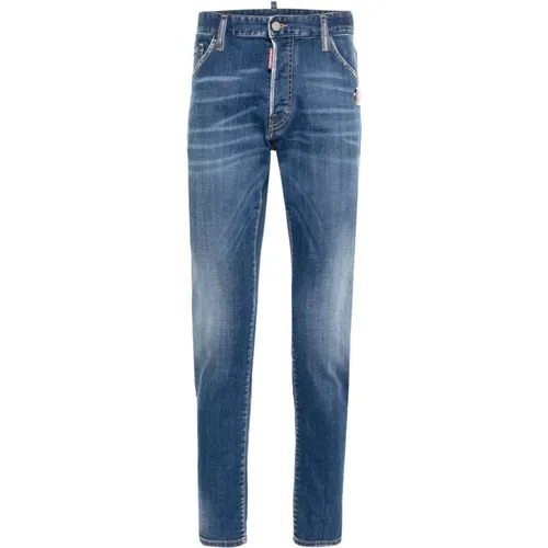 Blaue Ss24 Herren Jeans , Herren, Größe: XL - Dsquared2 - Modalova