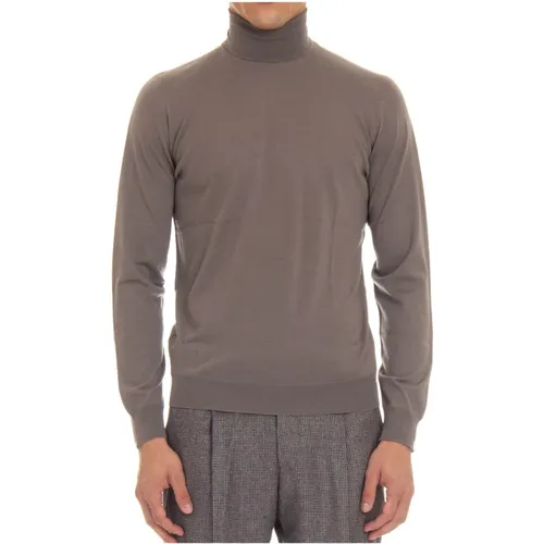 Extrafine Wool Turtleneck Sweater , male, Sizes: 2XL, XL, M, L - Drumohr - Modalova