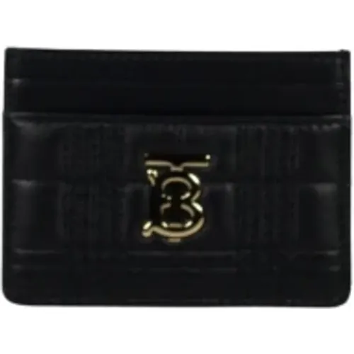 Quilted Lamb Leather Credit Card Holder , female, Sizes: ONE SIZE - Burberry - Modalova