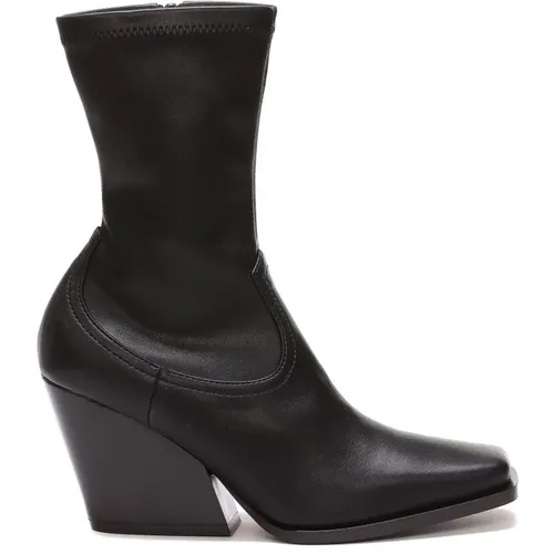 Schwarze Cowboy Bootie Schuhe - Stella Mccartney - Modalova