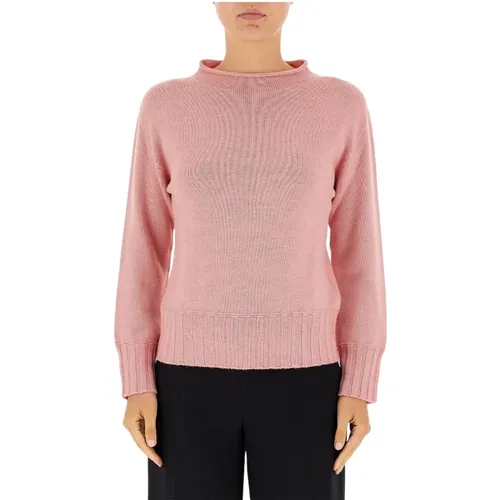 Natürlicher Strickpullover , Damen, Größe: L - Pennyblack - Modalova