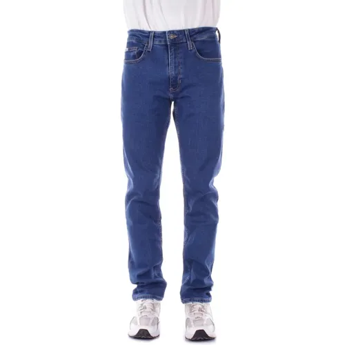 Logo Rücken 5-Taschen Regular Fit Jeans , Herren, Größe: W36 - Guess - Modalova