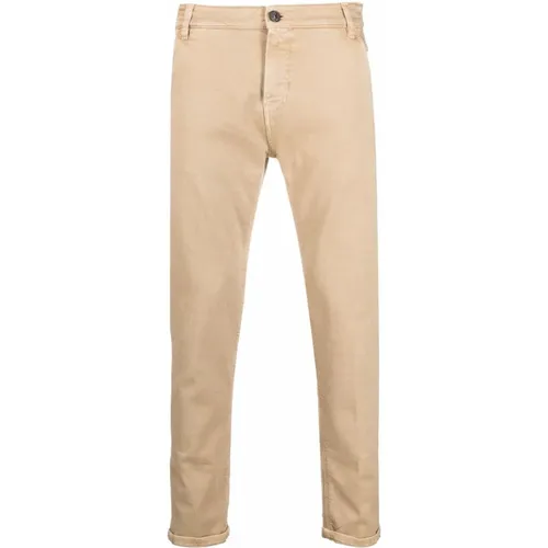 Slim Fit Chino Trousers , male, Sizes: W38 - PT Torino - Modalova