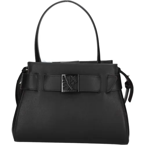 Trendige Handtasche Klein Schwarz - Armani Exchange - Modalova