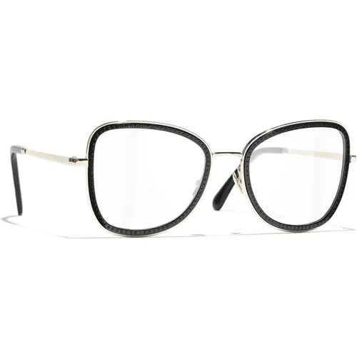 Goldene Optische Brille Must-Have , Damen, Größe: 51 MM - Chanel - Modalova