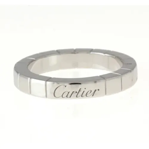 Pre-owned White Gold rings , female, Sizes: ONE SIZE - Cartier Vintage - Modalova